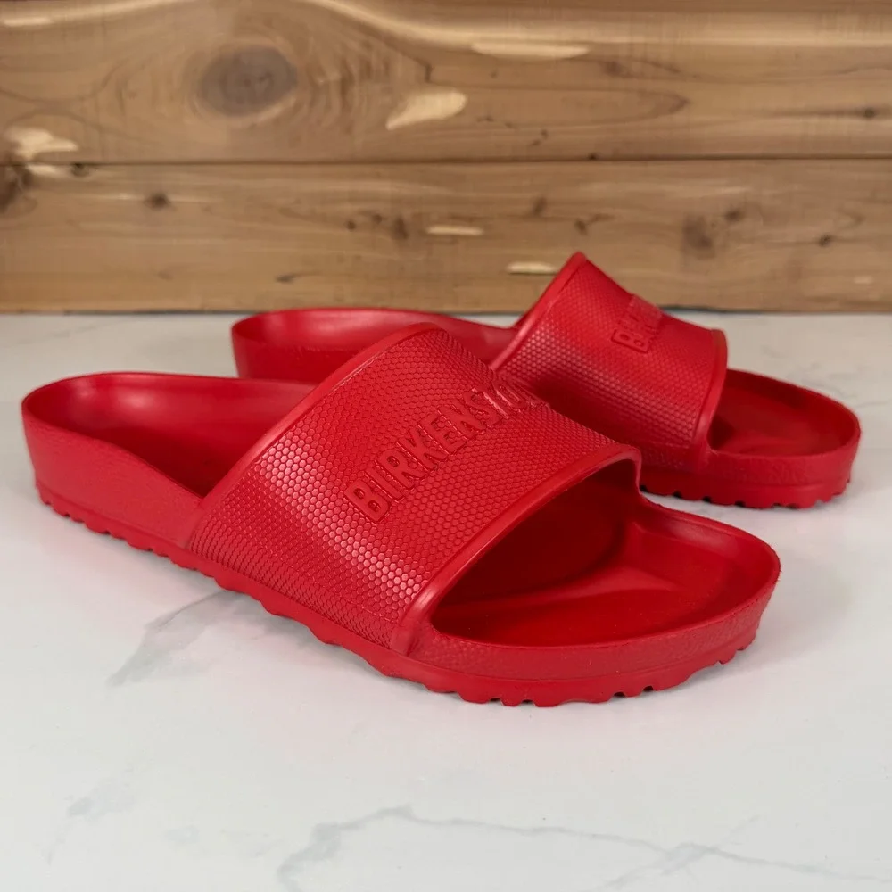 Birkenstock Barbados EVA Red Sport Slide Sandals Mens 11 US/ 44 Waterproof